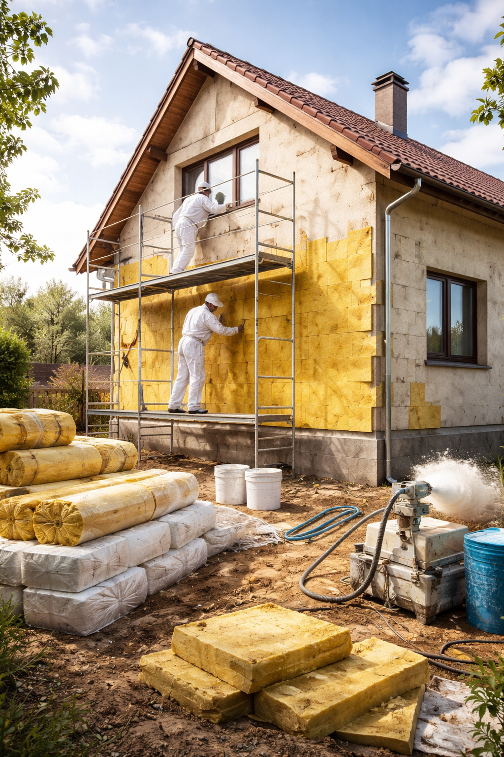 Профессиональное утепление домов в Усинске — тепло, надежность, экономия