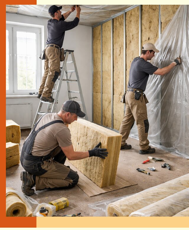 Утепление офисных помещений под ключ в Усинске