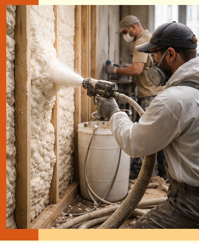 Утепление пеноизолом жилых и коммерческих объектов в Усинске