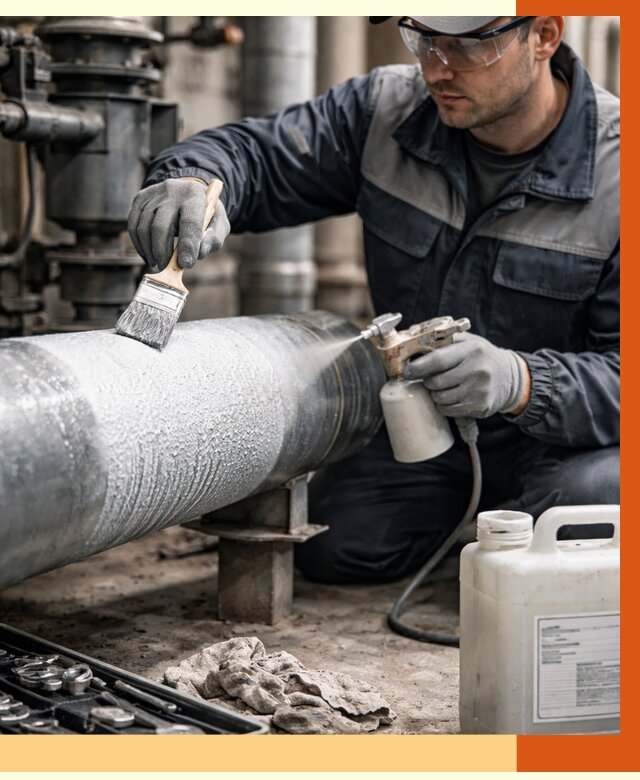 Утепление оборудования жидкой теплоизоляцией в Усинске от 4607 руб. | ТепломастерСнс